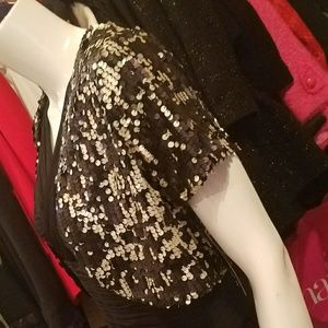 Sequin Shrug/Topper NWT!